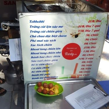 Thực đơn- Quán Ăn Quán Ngon - Thiên Đường Ăn Vặt
