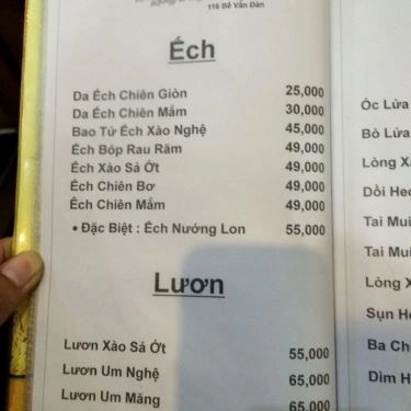 Thực đơn- Quán Ăn Quán Nhậu Carrot - Gà Hấp Hành