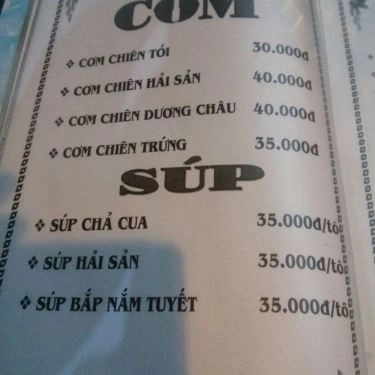 Thực đơn- Quán Ăn Quán Nhậu Mỹ Liên