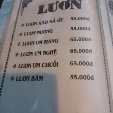 Thực đơn- Quán Ăn Quán Nhậu Mỹ Liên