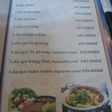 Thực đơn- Quán Ăn Quán Nhậu Năm Quý - Hồ Tùng Mậu