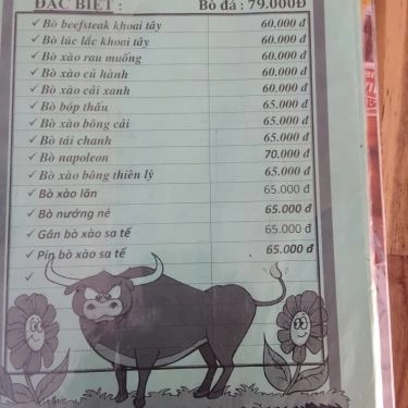 Thực đơn- Quán Ăn Quán Nhậu Ngọc Mai - Thanh Đa