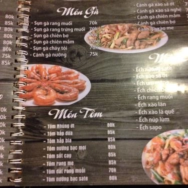 Thực đơn- Quán Ăn Quán Nhậu T - T - An Vĩnh