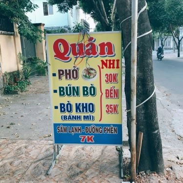 Thực đơn- Quán Ăn Quán Nhi - Phở, Bún Bò & Bò Kho