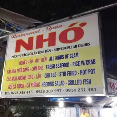 Tổng hợp- Quán Ăn Quán Nhớ - Hải Sản Chợ Đêm