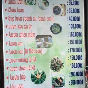Thực đơn- Như Thanh - Đặc Sản Lươn Xứ Nghệ
