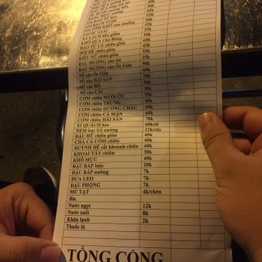 Thực đơn- Quán Ăn Quán Nướng 1/10