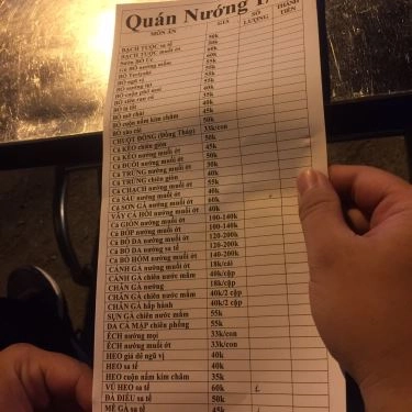 Thực đơn- Quán Ăn Quán Nướng 1/10