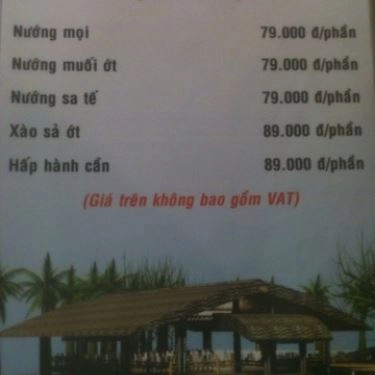 Thực đơn- Quán Ăn Quán Nướng 210