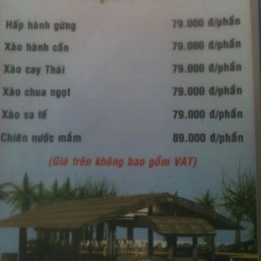 Thực đơn- Quán Ăn Quán Nướng 210