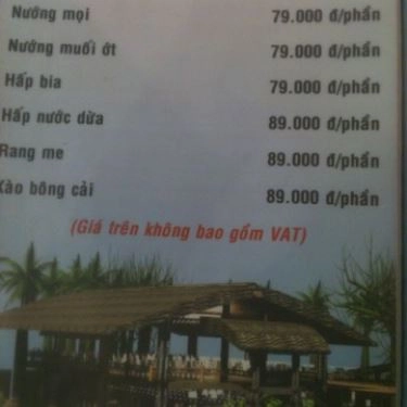 Thực đơn- Quán Ăn Quán Nướng 210