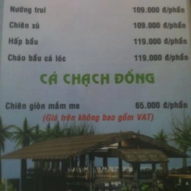 Thực đơn- Quán Ăn Quán Nướng 210