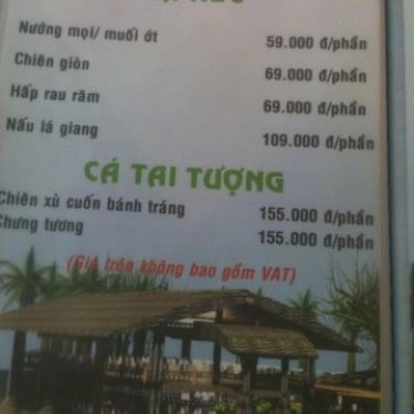 Thực đơn- Quán Ăn Quán Nướng 210