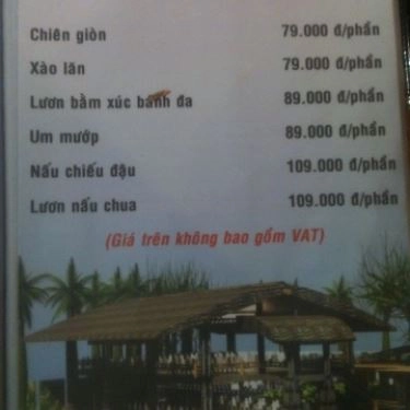 Thực đơn- Quán Ăn Quán Nướng 210