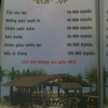 Thực đơn- Quán Ăn Quán Nướng 210