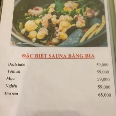 Thực đơn- Quán Ăn Quán Nướng Biển Lửa - Hoàng Diệu 2