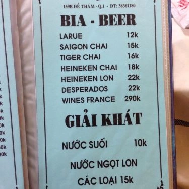 Thực đơn- Quán Ăn Quán Chiều Nay - Xiên Nướng Kiểu Nga