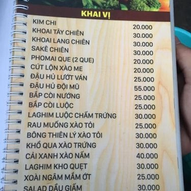 Thực đơn- Quán Ăn Quán Nướng Kim Liên