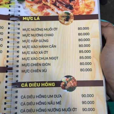 Thực đơn- Quán Ăn Quán Nướng Kim Liên