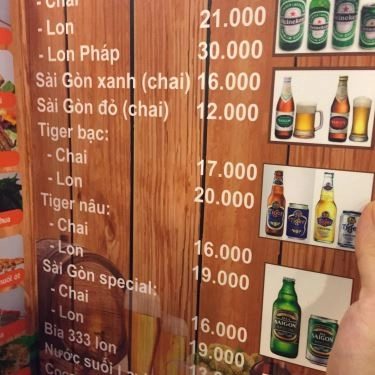 Thực đơn- Quán Ăn Quán Nướng Út Thảo