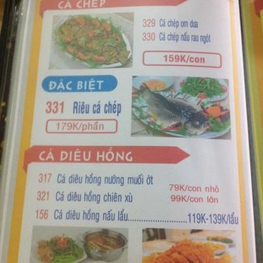 Thực đơn- Quán Ăn Quán Ốc 399 - Tây Thạnh