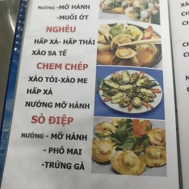 Thực đơn- Quán Ăn Quán Ốc Châu