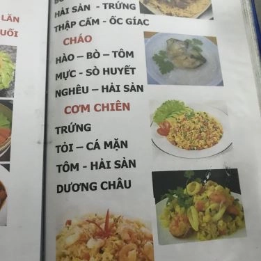 Thực đơn- Quán Ăn Quán Ốc Châu