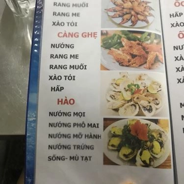 Thực đơn- Quán Ăn Quán Ốc Châu