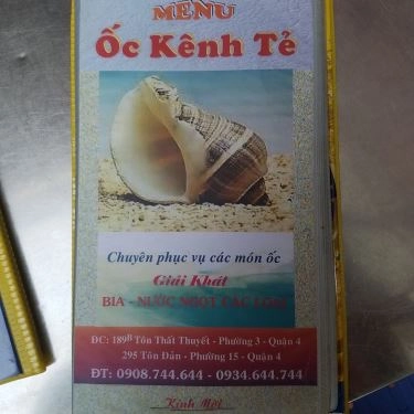 Thực đơn- Quán Ăn Quán Ốc Kênh Tẻ 2