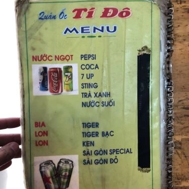 Thực đơn- Quán Ăn Quán Ốc Tí Đô