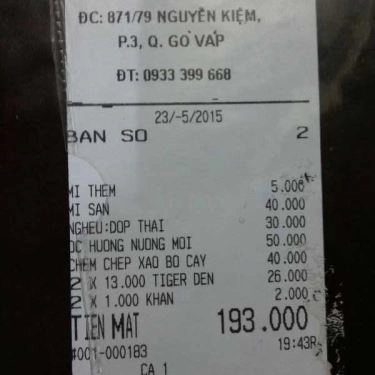Tổng hợp- Quán Ăn Quán Ốc Trần Đào