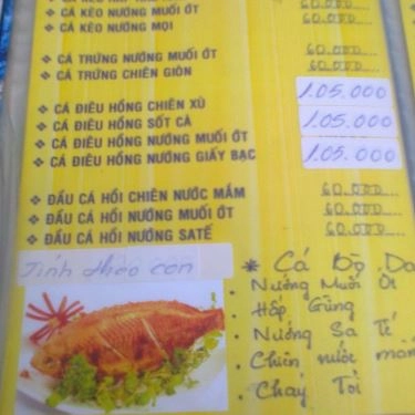 Thực đơn- Quán Ăn Quán Ốc Ty - Vĩnh Khánh