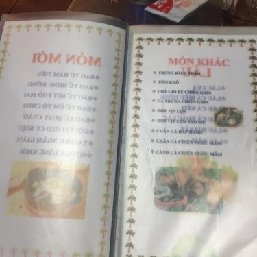 Thực đơn- Quán Ăn Quán Ốc Xuân Thảo - Ngô Thị Thu Minh