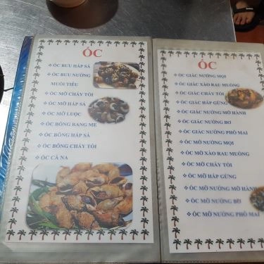 Thực đơn- Quán Ăn Quán Ốc Xuân Thảo - Ngô Thị Thu Minh