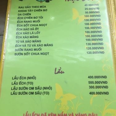 Thực đơn- Quán Ăn Quán Ộp - Lê Ngọc Hân
