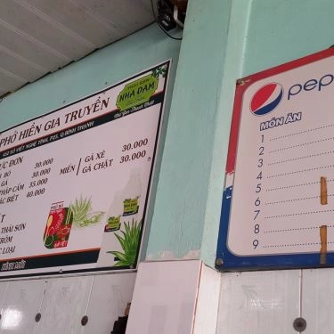 Thực đơn- Quán Ăn Quán Phở Hiền - Xô Viết Nghệ Tĩnh