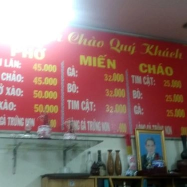 Thực đơn- Quán Ăn Phở Bằng - Phở Gia Truyền