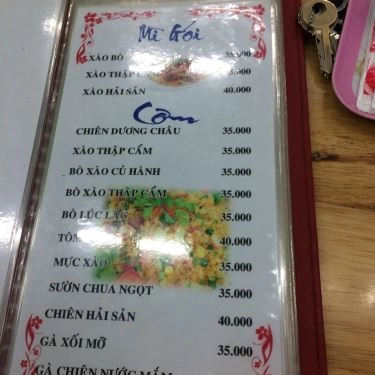 Thực đơn- Phúc Ký - Quán Ăn Bình Dân