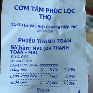 Tổng hợp- Quán Ăn Cơm Tấm Phúc Lộc Thọ - Lê Văn Việt