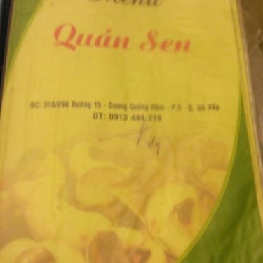 Thực đơn- Quán Ăn Quán Sen - Nhậu Bình Dân