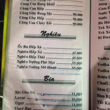 Thực đơn- Quán Ăn Lẩu Cá Kèo Tài