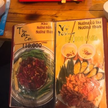 Thực đơn- Quán Ăn Quán Thanh Đa - Lẩu Dê