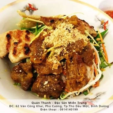 Món ăn- Quán Ăn Quán Thanh - Đặc Sản Miền Trung