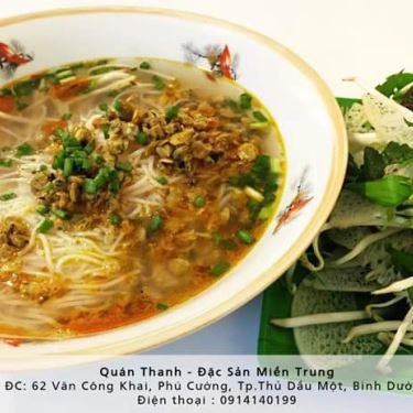Món ăn- Quán Ăn Quán Thanh - Đặc Sản Miền Trung