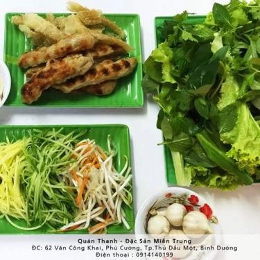 Món ăn- Quán Ăn Quán Thanh - Đặc Sản Miền Trung