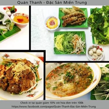 Món ăn- Quán Ăn Quán Thanh - Đặc Sản Miền Trung