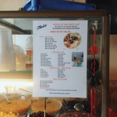 Thực đơn- Quán Ăn Quán Thảo - Bún Ốc Cổ & Chè Nhiều Loại