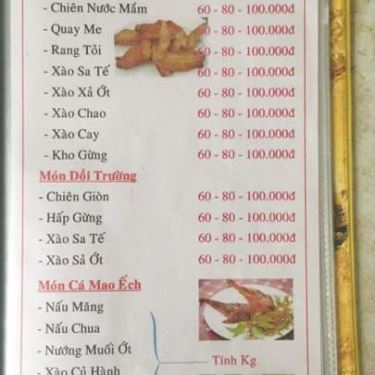 Thực đơn- Quán Ăn Quán Thi - Hải Sản & Các Món Nhậu Bình Dân