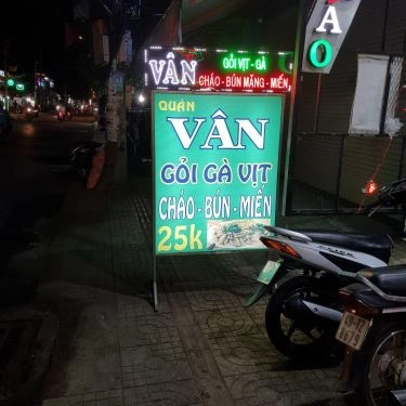 Thực đơn- Quán Ăn Quán Vân - Cháo, Bún, Miến & Gỏi Gà Vịt