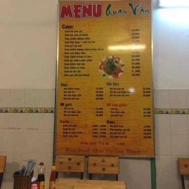 Thực đơn- Quán Ăn Quán Vân - Bò Né & Cơm Chiên